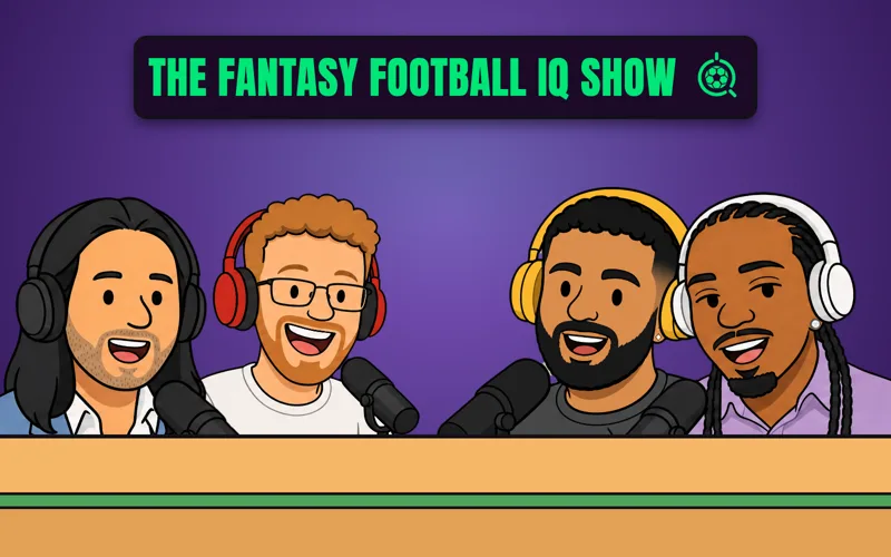 The Fantasy Football IQ Show: the four presenters at the show desk
