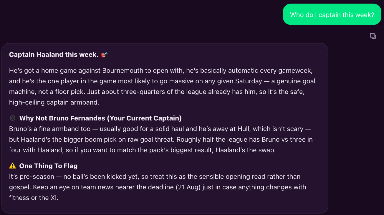 IQ AI — an Analyst on Your Team — real product screen